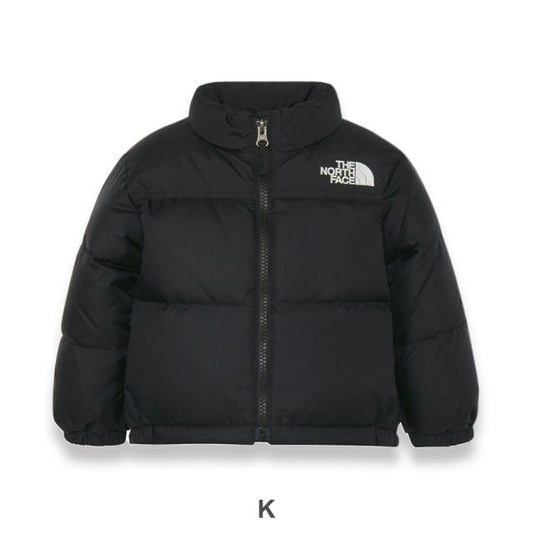 ザ・ノース・フェイス ダウンジャケット ベビー ヌプシジャケット THE NORTH FACE NDB92531 B NUPTSE JACKET 黒/青/ブラック/ブルー 90 ノースフェイス 防寒 アウター 子供服 親子コーデ
