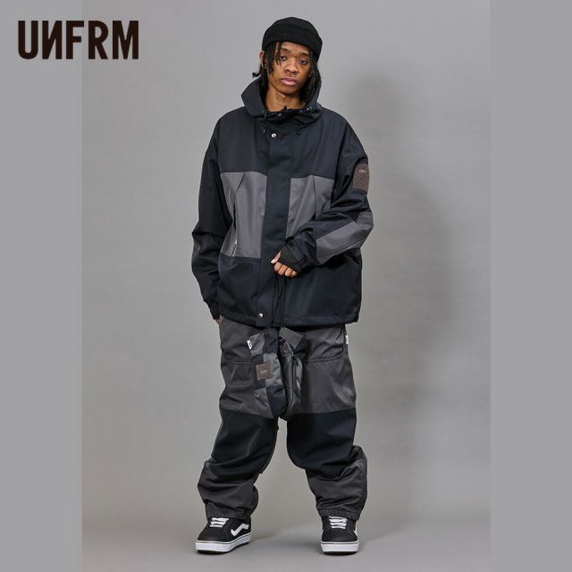 UNFRM AW-0534 PATCH POCKET DOUBLE KNEE PANTS