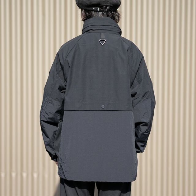 フェルド WFELD フェルド DAY TRIPPERS JACKET WF-25AW-JK03 デイトリッパーズジャケット 多機能ポケット バックポケット フード内蔵 ユーティリティジャケット ブラック (251020)