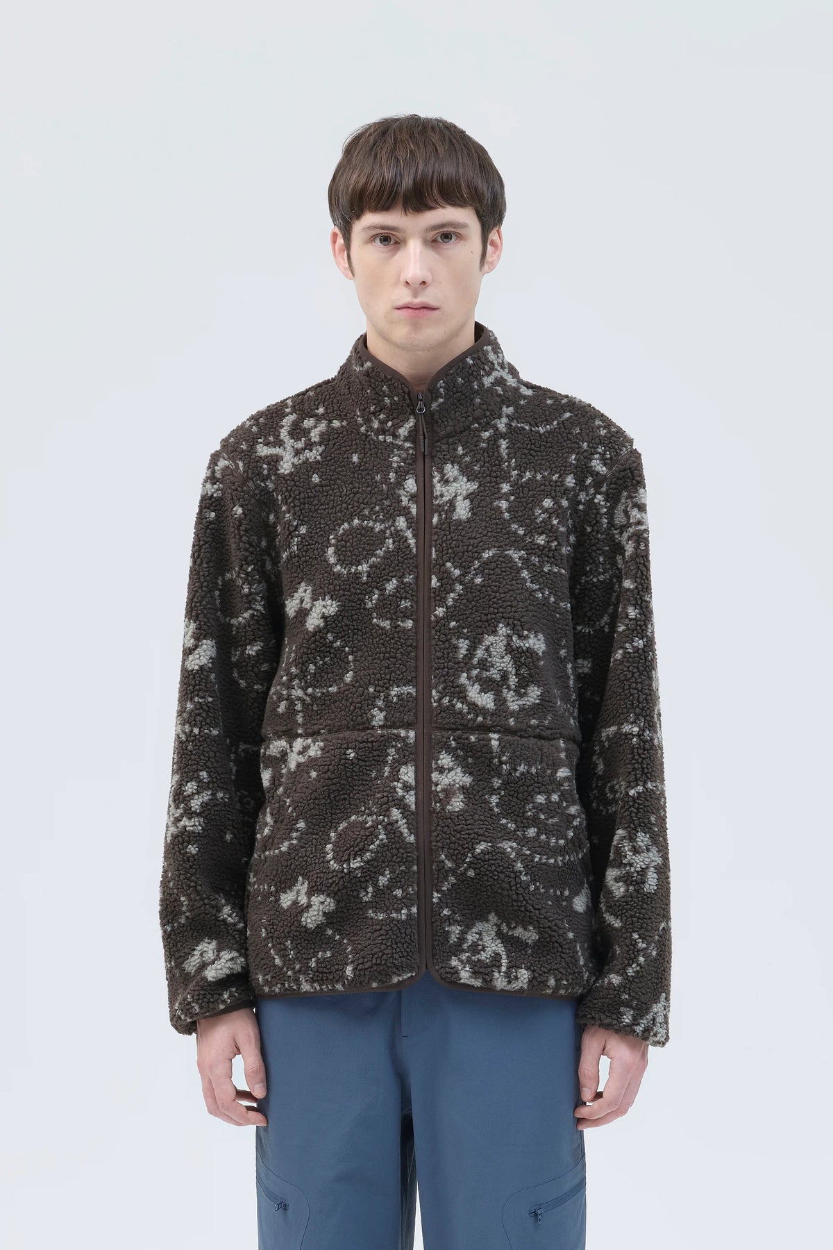HIKINGPATROL PRINT FLEECE JACKET (HP26022)