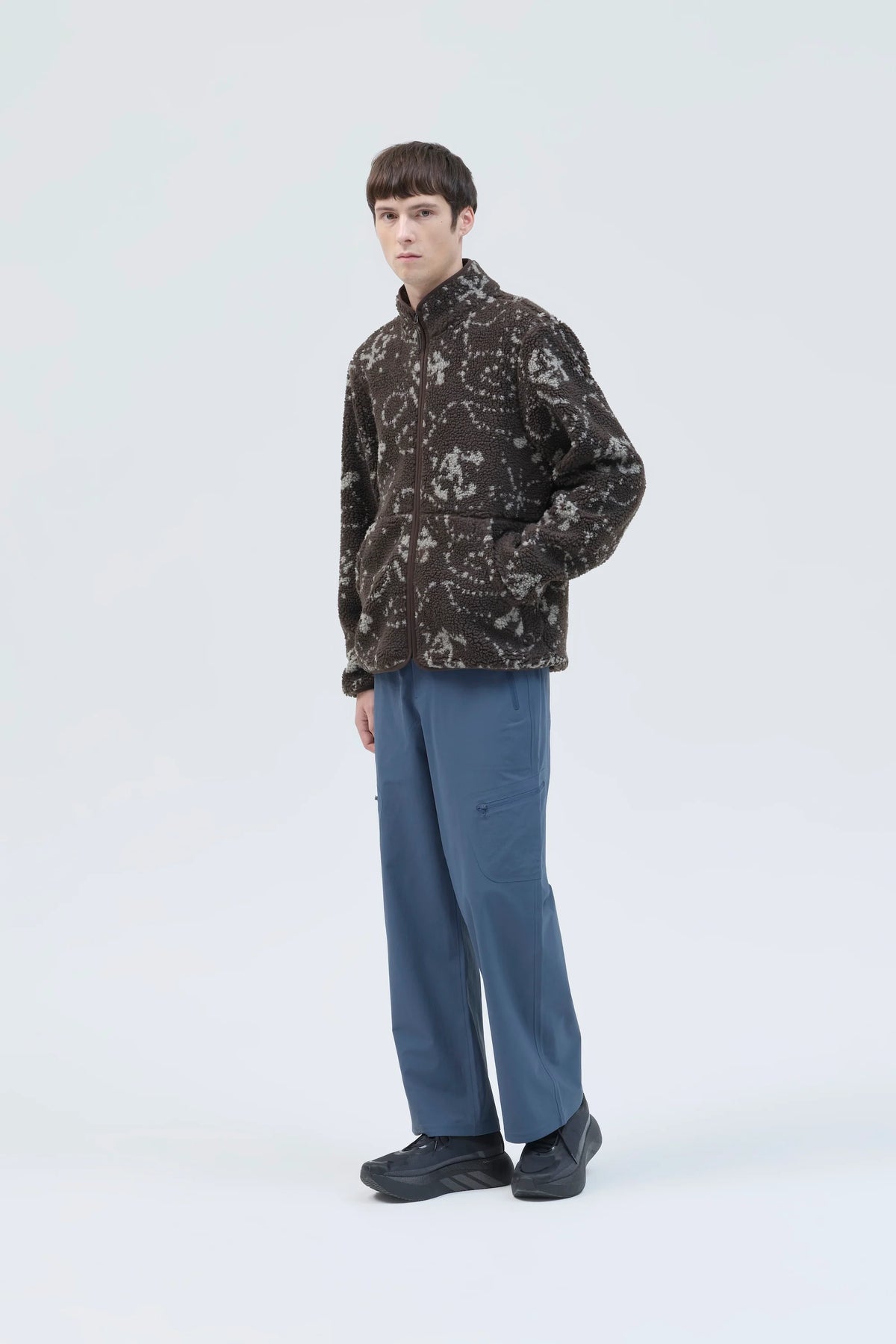 HIKINGPATROL PRINT FLEECE JACKET (HP26022)