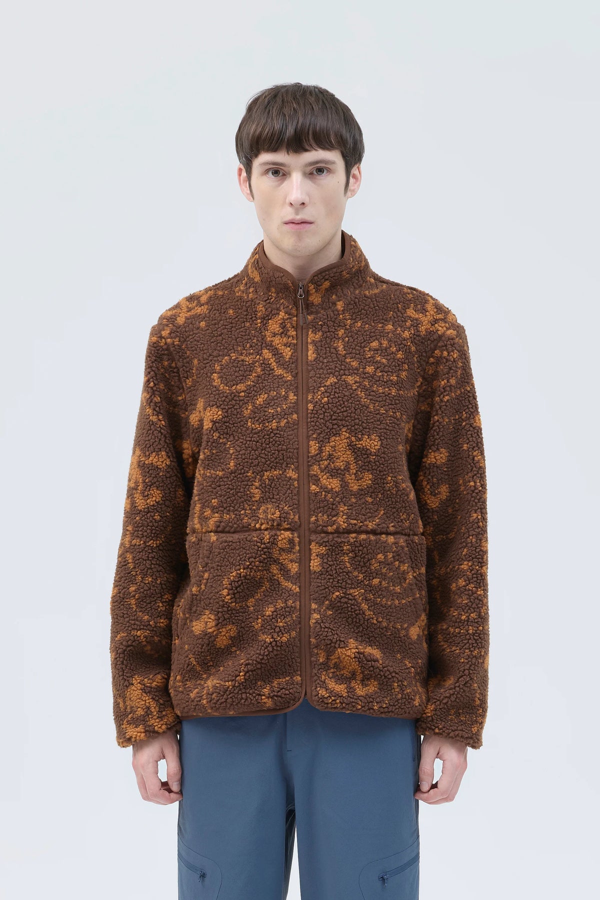 HIKINGPATROL PRINT FLEECE JACKET (HP26022)