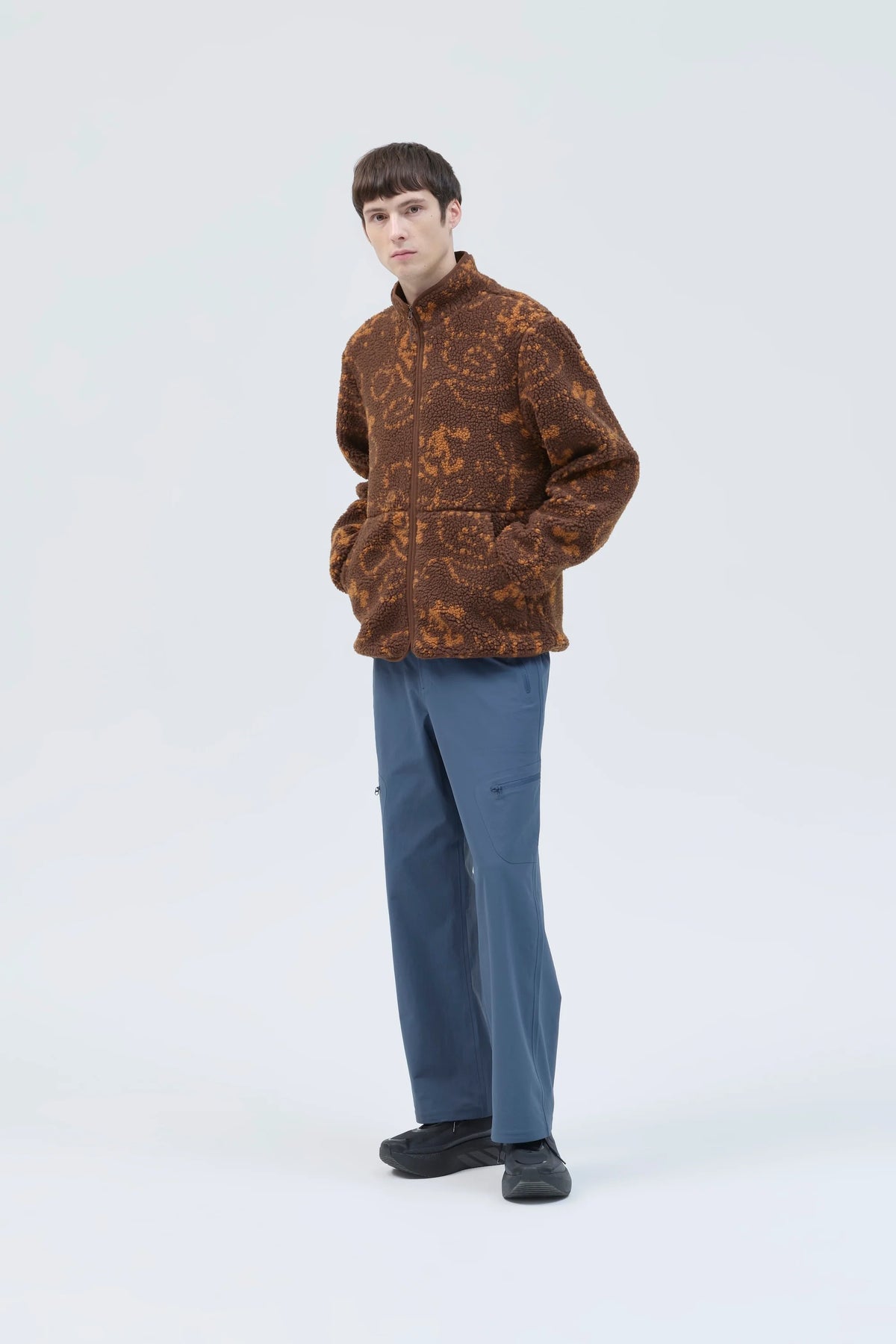 HIKINGPATROL PRINT FLEECE JACKET (HP26022)
