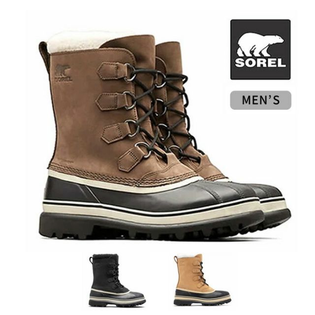 ソレル スノーブーツ メンズ カリブー ウインターブーツ SOREL CARIBOU (NM1000) ブーツ 防水 防寒靴 寒冷地  防寒ブーツ