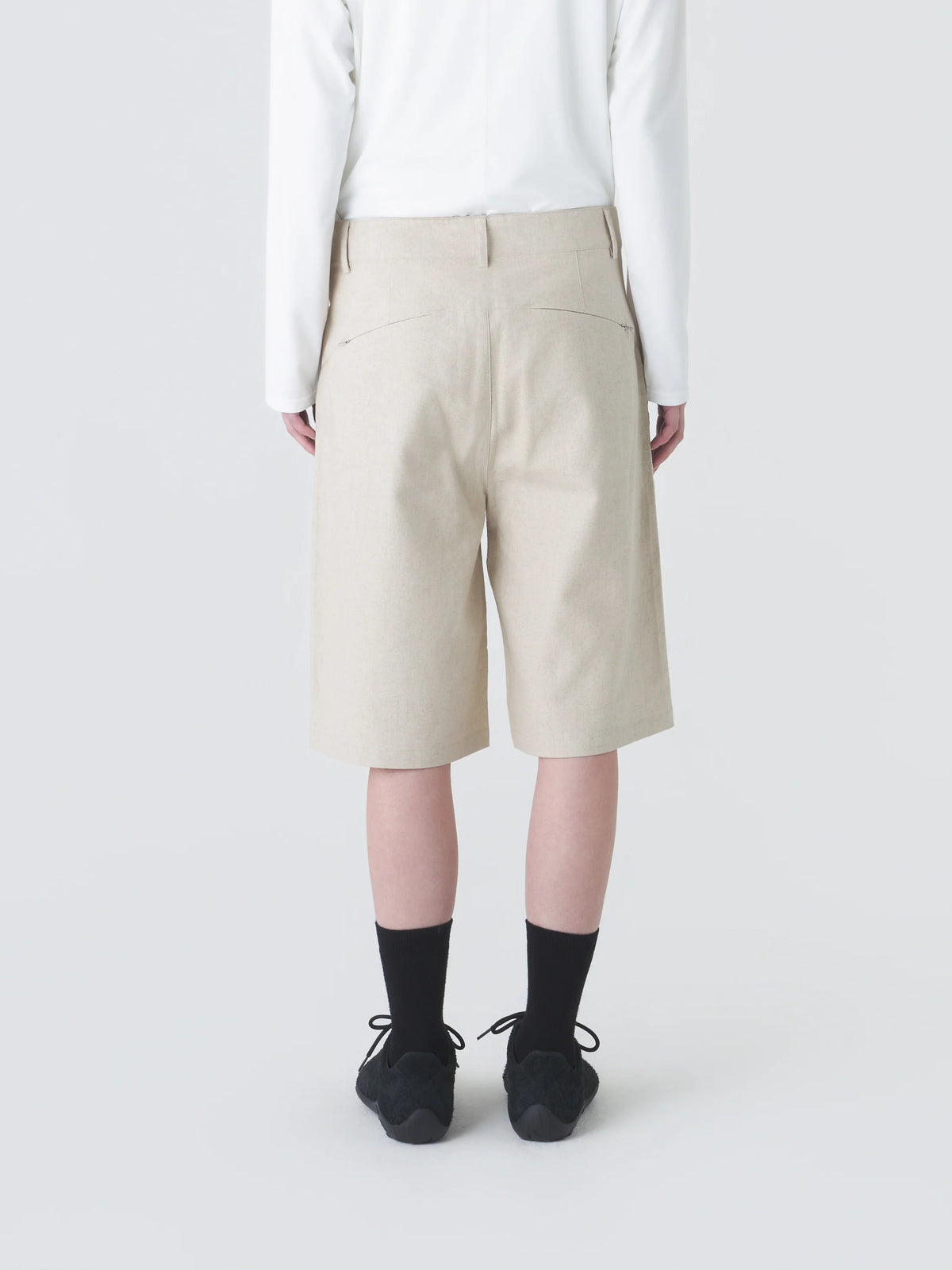 Hiking Patrol Path Linen Cotton Mixed Shorts　【SAND】　リネンコットン ショーツ S　/ (HP26016)