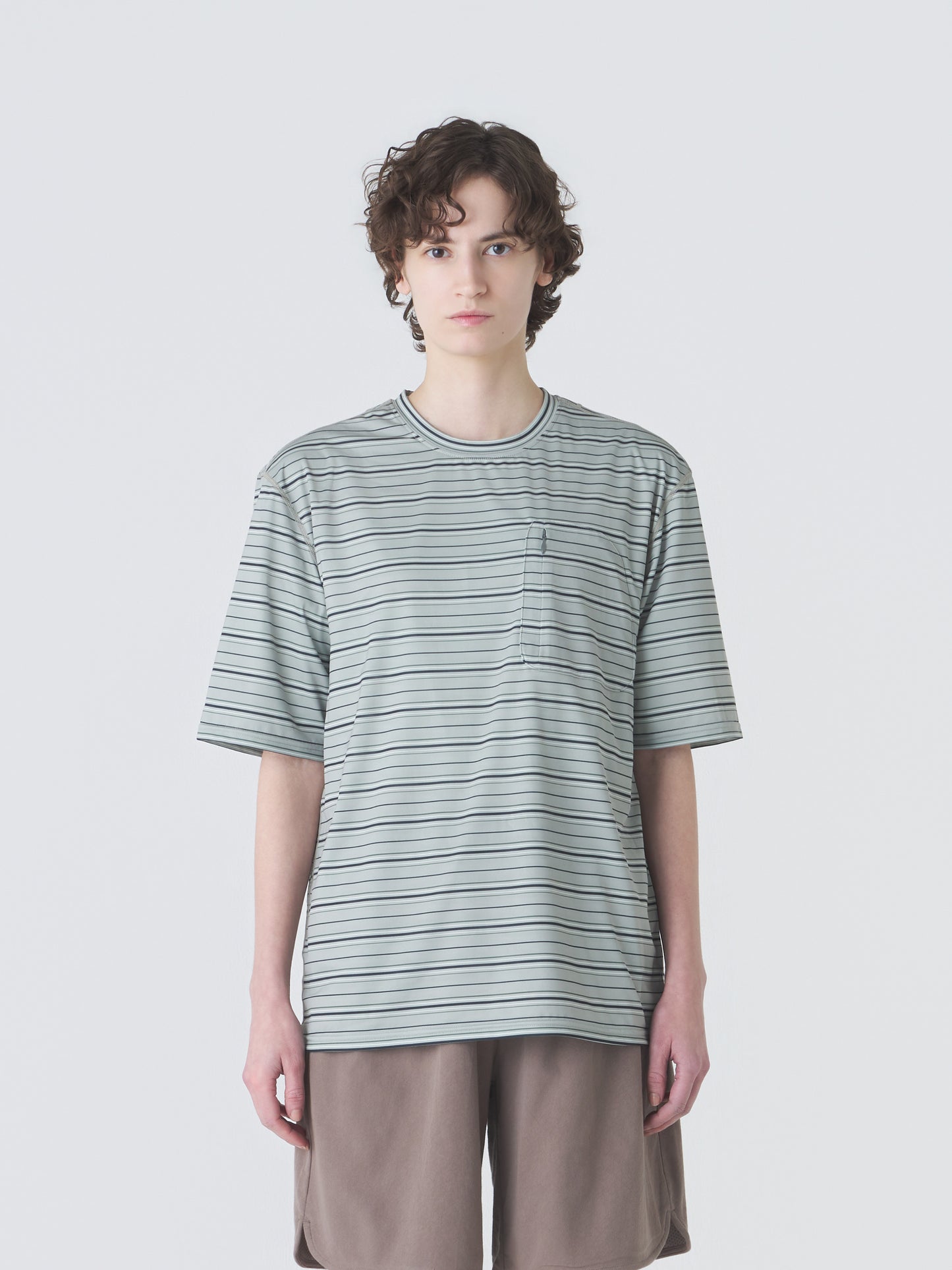 HIKINGPATROL STRIPED SHORT SLEEVE T-SHIRT HP26011