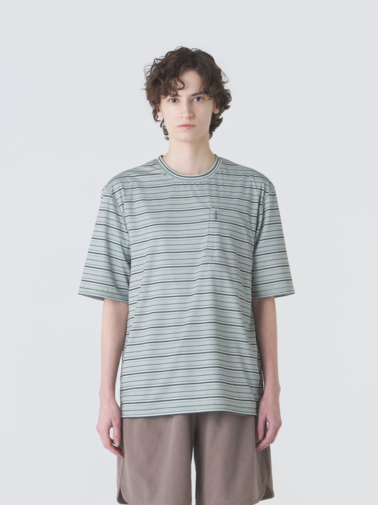 HIKINGPATROL STRIPED SHORT SLEEVE T-SHIRT HP26011