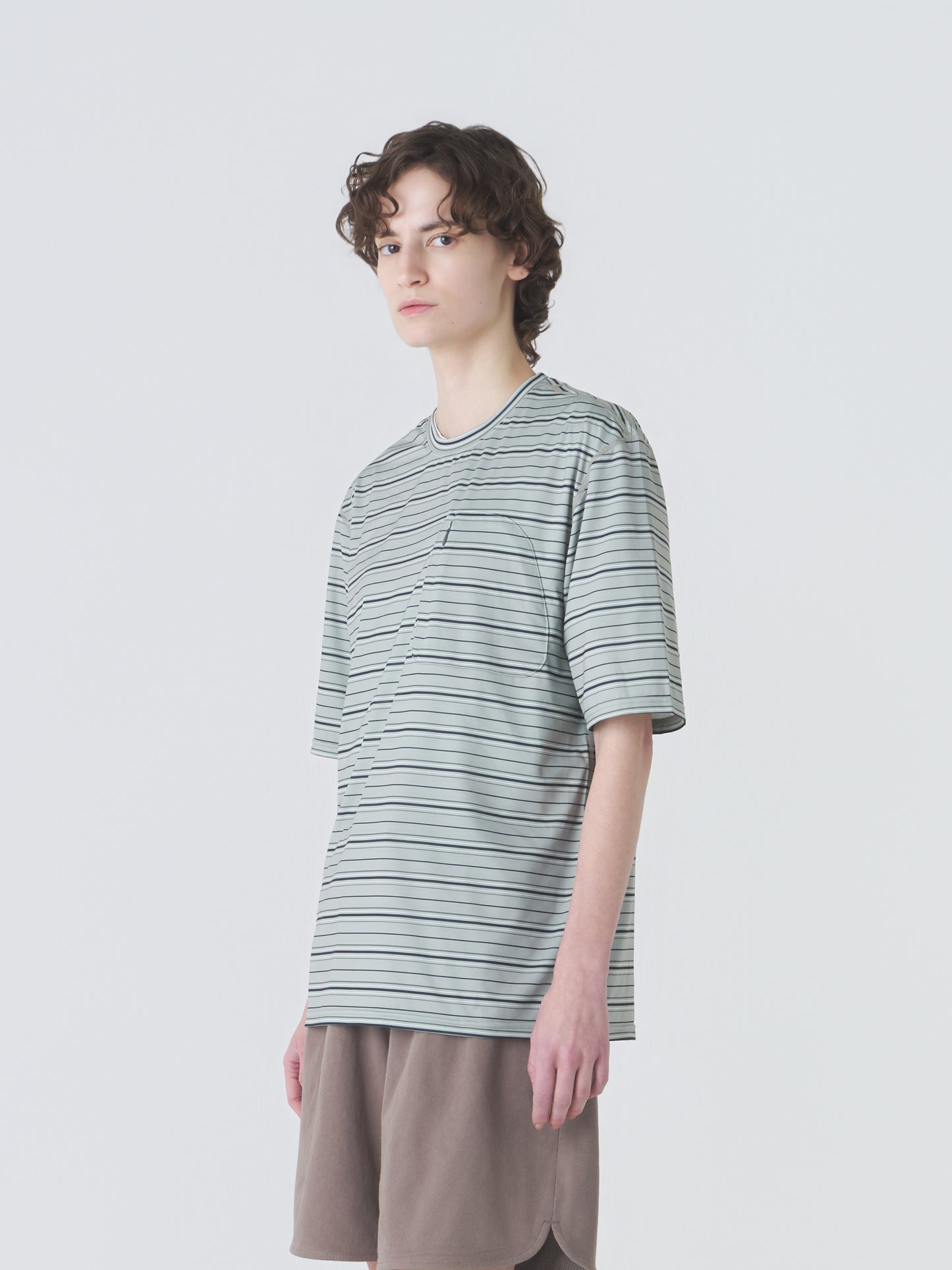 HIKINGPATROL STRIPED SHORT SLEEVE T-SHIRT HP26011