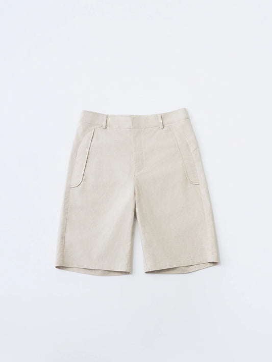 Hiking Patrol Path Linen Cotton Mixed Shorts　【SAND】　リネンコットン ショーツ S　/ (HP26016)