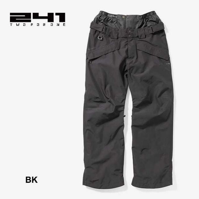 ツーフォーワン スノーボード パンツ フォーキャスターパンツ メンズ 241 MB3402 FORECASTER PNT ロングパンツ ブラック スターゲイザー GORE-TEX ２ ゴアテックス スノー M / L / XL (241023)