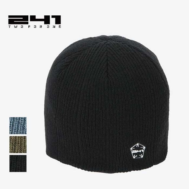 ツーフォーワン ビーニー 241 ペンタゴン ロゴビーニー メンズ MB7409 PENTAGON LG BEANIE ニットキャップ ブラック カーキ ブルー メール便 (241023)