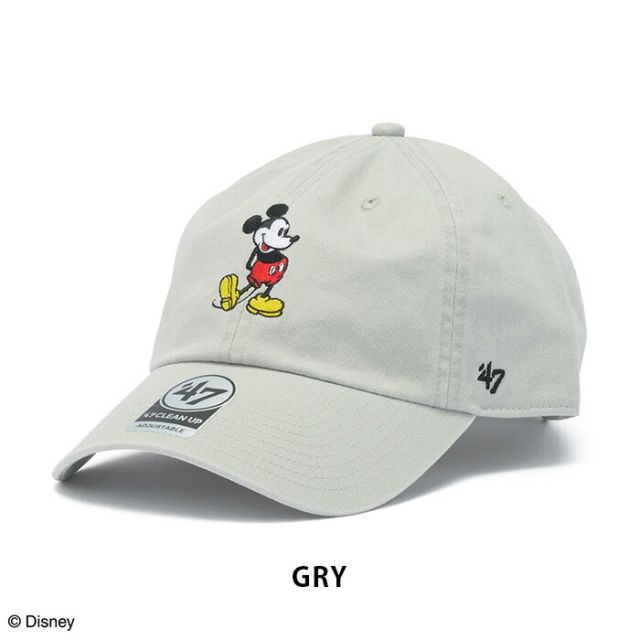 '47 フォーティーセブン ディズニー ミッキーマウス クリーンナップ キャップ 14920473 14920470 14920469 14920468 14920467 ローキャップ コットン 帽子 メンズ レディース Disney CLEAN UP (260408)
