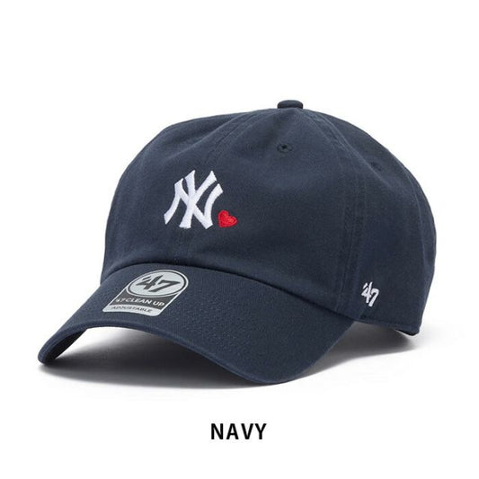 '47 フォーティーセブン ヤンキース ドジャース クリーンアップ キャップ WITH HEART ローキャップ MLB ベースボールキャップ コットン 帽子 メンズ レディース 14920417 14920416 14920415 14920414 14920417 CLEAN UP (260408)
