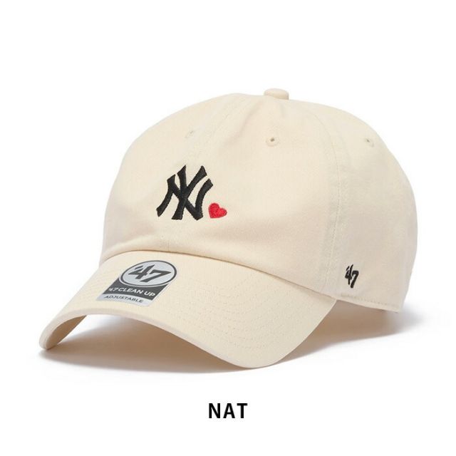 '47 フォーティーセブン ヤンキース ドジャース クリーンアップ キャップ WITH HEART ローキャップ MLB ベースボールキャップ コットン 帽子 メンズ レディース 14920417 14920416 14920415 14920414 14920417 CLEAN UP (260408)