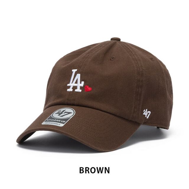 '47 フォーティーセブン ヤンキース ドジャース クリーンアップ キャップ WITH HEART ローキャップ MLB ベースボールキャップ コットン 帽子 メンズ レディース 14920417 14920416 14920415 14920414 14920417 CLEAN UP (260408)