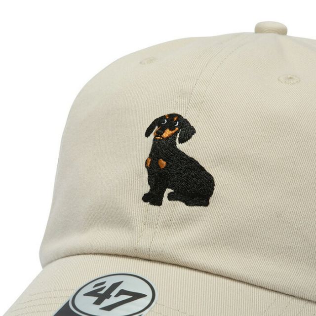 '47 フォーティーセブン DOG クリーンナップ キャップ 14920367 14920362 14920363 14920365 14920360 14920364 ローキャップ ストラップバック ダックスフンド ラブラドールレトリバー ブルドッグ 帽子 コットン メンズ レディース (260408)