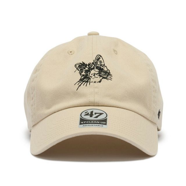 '47 フォーティーセブン CAT FACE キャットフェイス クリーンナップ キャップ 14920385 14920386 ローキャップ ベースボールキャップ サイズ調整可能 コットン メンズ レディース  (260408)