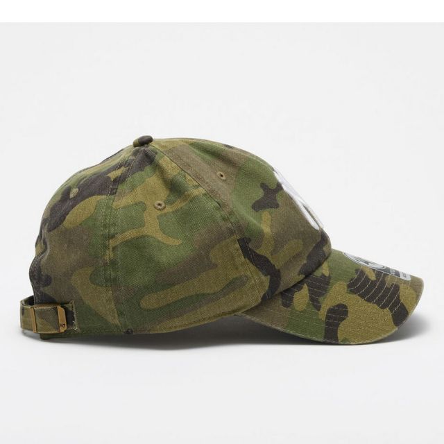 フォーティセブン クリーンナップ MLB CAMO ウッドランドカモ キャップ '47 CLEAN UP B-CARGW12GWS-CMA B-CARGW16GWS-CMA B-CARGW17GWS-CMA ドジャース メッツ ヤンキース グリーン ウォッシュド コットン CLP-B-CARGW GWS (260629)