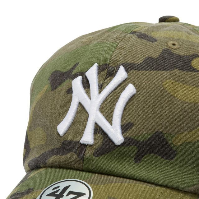 フォーティセブン クリーンナップ MLB CAMO ウッドランドカモ キャップ '47 CLEAN UP B-CARGW12GWS-CMA B-CARGW16GWS-CMA B-CARGW17GWS-CMA ドジャース メッツ ヤンキース グリーン ウォッシュド コットン CLP-B-CARGW GWS (260629)