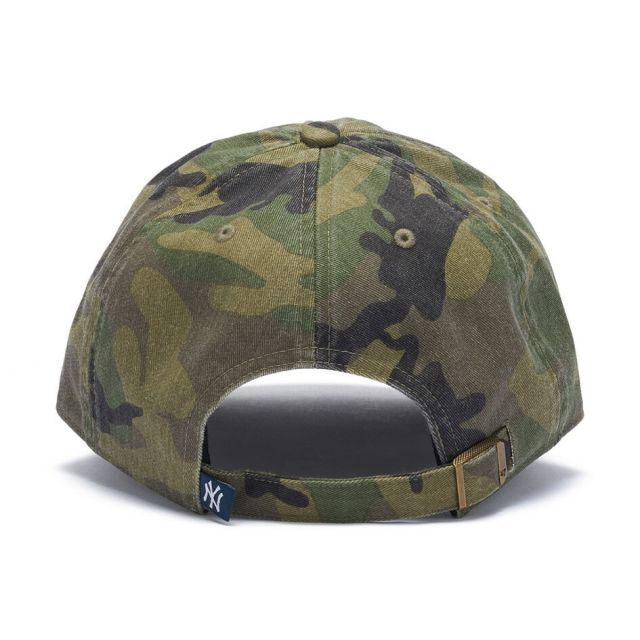 フォーティセブン クリーンナップ MLB CAMO ウッドランドカモ キャップ '47 CLEAN UP B-CARGW12GWS-CMA B-CARGW16GWS-CMA B-CARGW17GWS-CMA ドジャース メッツ ヤンキース グリーン ウォッシュド コットン CLP-B-CARGW GWS (260629)