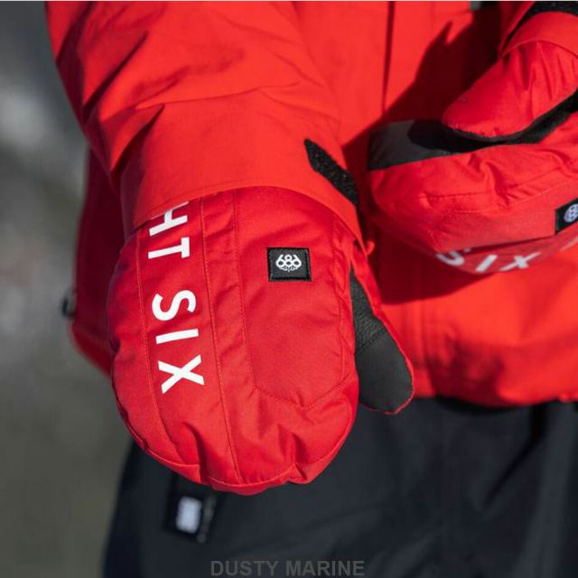 686 チームメリノミット Team Merino Mitt 25-26モデル 最暖モデル メリノウールインナー 指セパレート 防水インフィドライ メンズ レディース スノーボード 手袋 シックスエイトシックス 686 M2WG107 MEN'S TEAM MERINO MITT  (251020)