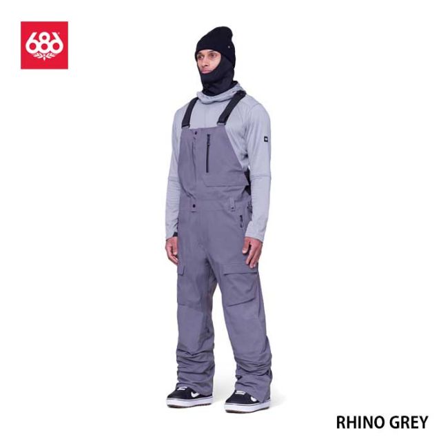 686 ビブパンツ GORE-TEX Stretch Dispatch Bib 24-25モデル 型落ち メンズ スノーボード ゴアテックス ストレッチ 耐久補強 RECCO 正規品  ビブパンツ ディスパッチ ビブ メンズ [231031]