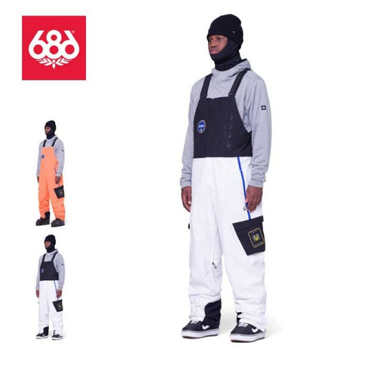 686 シックスエイトシックス スノーボード ビブパンツ 型落ち [ M2W206 ] EXPLORATION BIB エクスプロレーション ビブ スノボ ウェア wear メンズ [231031]