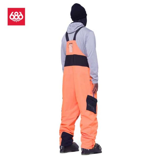 686 シックスエイトシックス スノーボード ビブパンツ 型落ち [ M2W206 ] EXPLORATION BIB エクスプロレーション ビブ スノボ ウェア wear メンズ [231031]