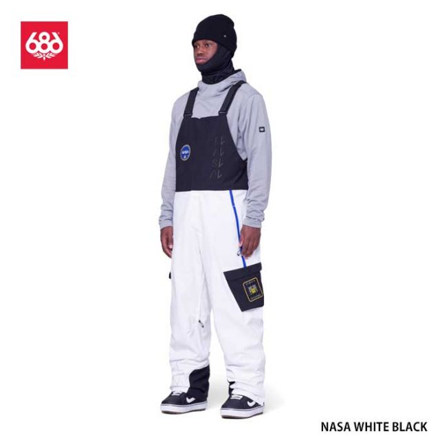686 シックスエイトシックス スノーボード ビブパンツ 型落ち [ M2W206 ] EXPLORATION BIB エクスプロレーション ビブ スノボ ウェア wear メンズ [231031]