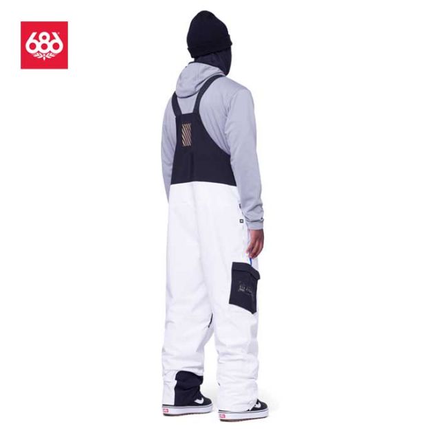 686 シックスエイトシックス スノーボード ビブパンツ 型落ち [ M2W206 ] EXPLORATION BIB エクスプロレーション ビブ スノボ ウェア wear メンズ [231031]