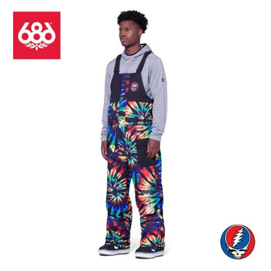 686 シックスエイトシックス ロクハチロク 型落ち グレイトフルデッド スノーボード ビブパンツ  [ M2W212 ] FRONTIER SHELL BIB フロンティア シェルビブ メンズ [231031]