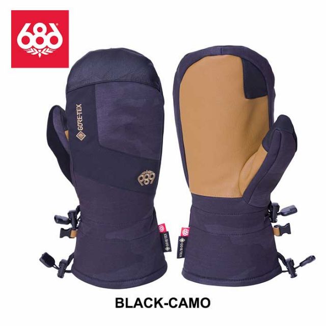 686 シックスエイトシックス ロクハチロク スノーボード ライナーミット GORE-TEX LINEAR MITT ミトン スノボ グローブ ミトン 手袋 厚手 保温 防水 撥水 滑り止め スノー スキー 登山 雪 雪遊び スキー手袋 スキーグローブ 秋 冬 秋冬 KCRGLV101 (231031)