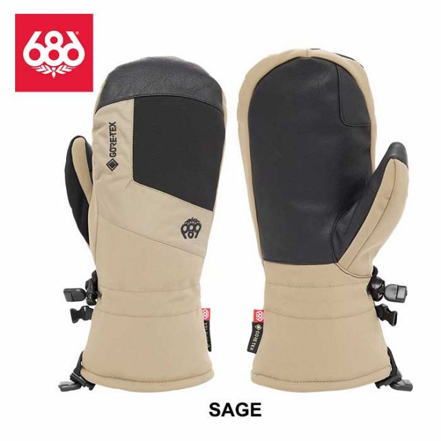 686 シックスエイトシックス ロクハチロク スノーボード ライナーミット GORE-TEX LINEAR MITT ミトン スノボ グローブ ミトン 手袋 厚手 保温 防水 撥水 滑り止め スノー スキー 登山 雪 雪遊び スキー手袋 スキーグローブ 秋 冬 秋冬 KCRGLV101 (231031)