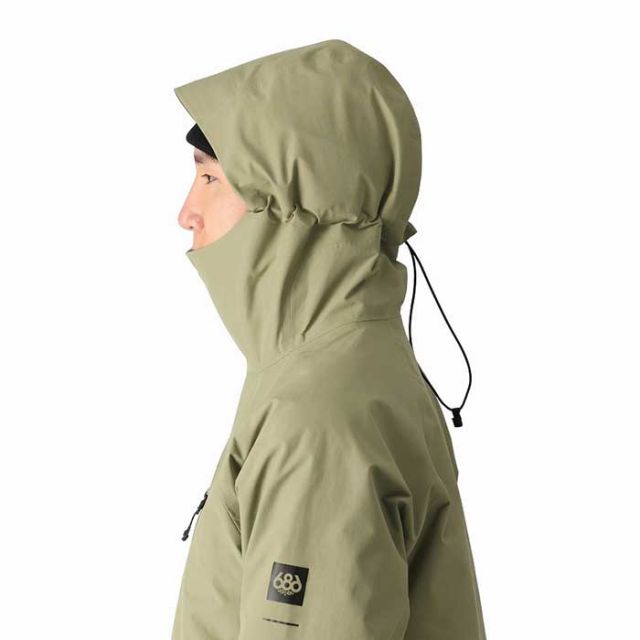 シックスエイトシックス スノーボードウェア ジャケット メンズ 24‐25モデル 型落ち 686 M2W104 GORE-TEX HYDRA DOWN THERMAGRAPH JACKET ゴアテックス スノーボード スキー (241131))