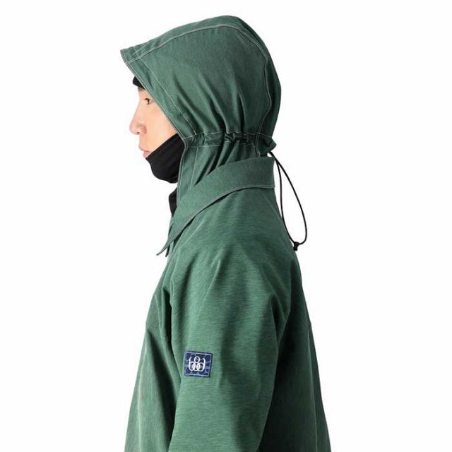 シックスエイトシックス スノーボードウェア ジャケット メンズ 24-25モデル 型落ち  686 M4WN140 DOJO SHELL JACKET グリーン ブルー M / L (241131)