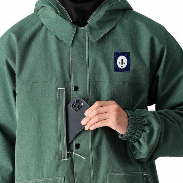 シックスエイトシックス スノーボードウェア ジャケット メンズ 24-25モデル 型落ち  686 M4WN140 DOJO SHELL JACKET グリーン ブルー M / L (241131)