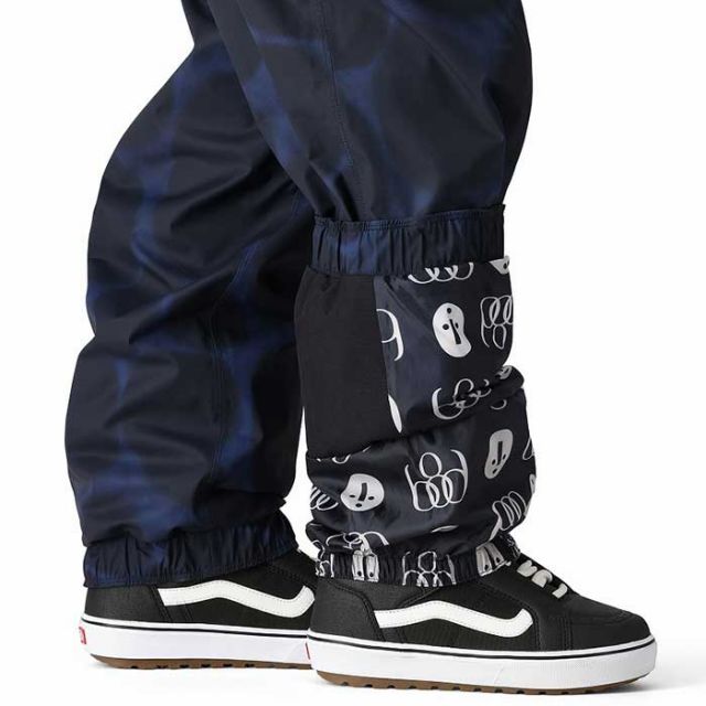 シックスエイトシックス スノーボードウェア パンツ メンズ ユニセックス 24-25モデル 型落ち 686 M4WN225 DOJO PANT ブラック ブルー L / XL (241131))