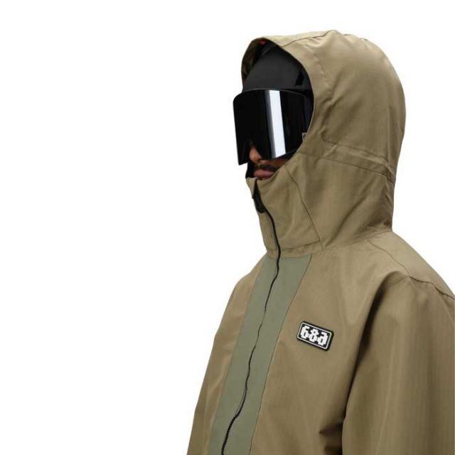 シックスエイトシックス スノーボードウェア ジャケット メンズ 25-26モデル 686 M3WN136 GHOST 2.5L SHELL ANORAK アノラック スキー スノボ (241131)