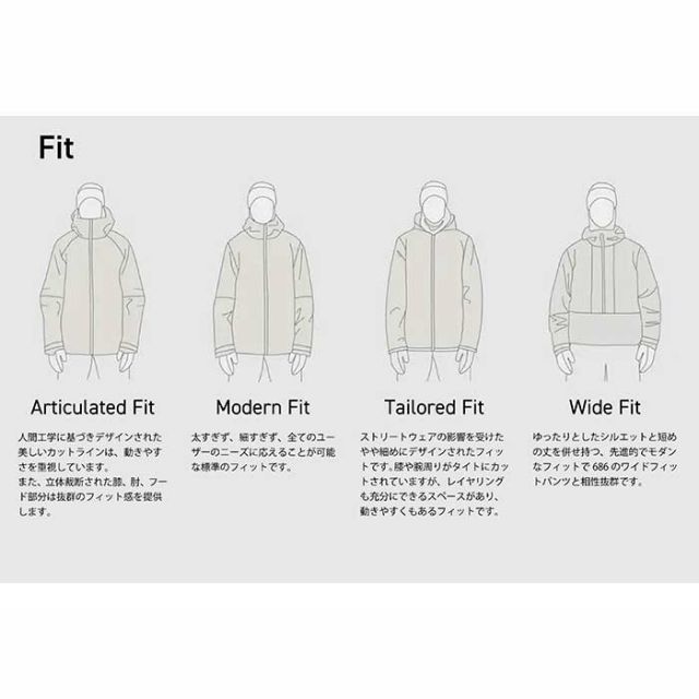 シックスエイトシックス スノーボードウェア ジャケット メンズ 25-26モデル 686 M3WN136 GHOST 2.5L SHELL ANORAK アノラック スキー スノボ (241131)