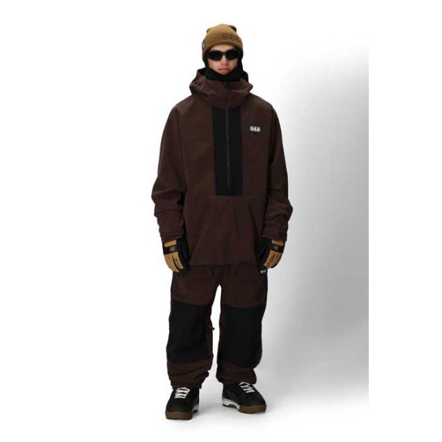 シックスエイトシックス スノーボードウェア ジャケット メンズ 25-26モデル 686 M3WN136 GHOST 2.5L SHELL ANORAK アノラック スキー スノボ (241131)