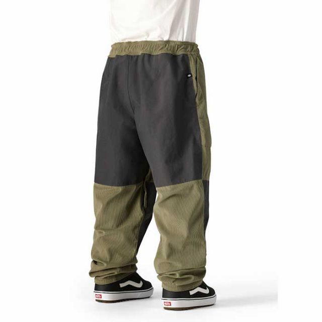 シックスエイトシックス スノーボードウェア メンズ パンツ ワイドフィット バギー 686 M3WN223 2.5L GHOST PANT L / XL (241131)
