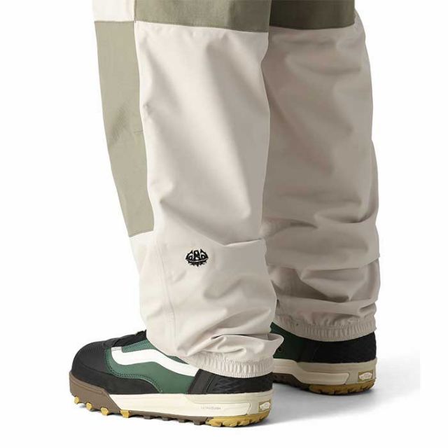 シックスエイトシックス スノーボードウェア パンツ メンズ 24-25モデル 型落ち ワイド バギー 686 M3WN223 2.5L GHOST PANT L / XL (241131)