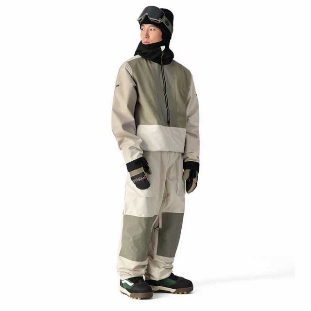 シックスエイトシックス スノーボードウェア パンツ メンズ 24-25モデル 型落ち ワイド バギー 686 M3WN223 2.5L GHOST PANT L / XL (241131)