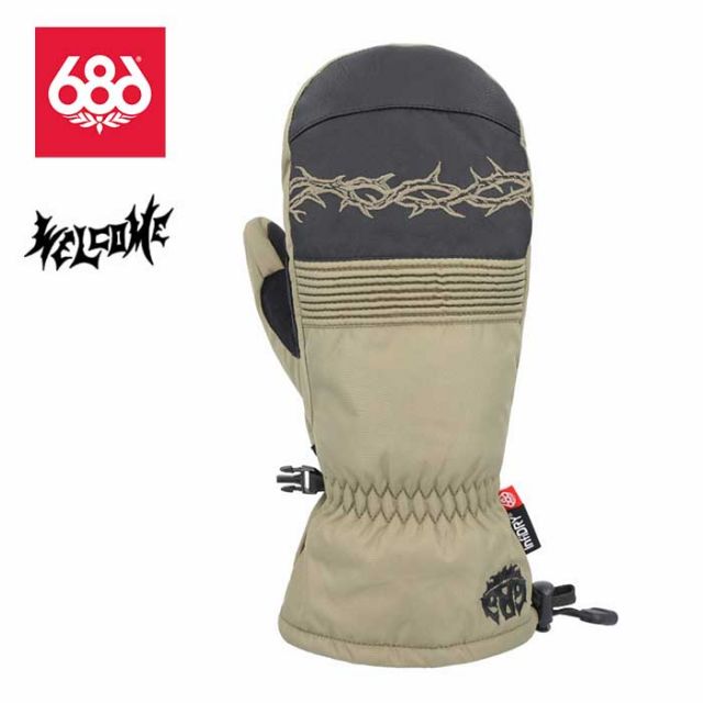 シックスエイトシックス グローブ 24-25モデル 型落ち 686 ミトン M2WGLV113 LANDER MITT 手袋 M / L (241131)