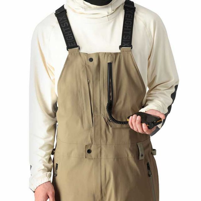 シックスエイトシックス スノーボードウェア メンズ 24-25モデル 型落ち ビブパンツ 686 M2W202 GORE-TEX STRETCH DISPATCH BIB ゴアテックス M / L (241131)