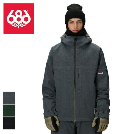 シックスエイトシックス 686 M5WN157 MENS DOJO SHELL JACKET シックスエイトシックス MENS DOJO SHELL JACKET メンズ 25-26モデル ドウジョウ シェルジャケット スノーボードジャケット 20K防水 15K透湿 PFASフリー Forest Bailey モデル スノーウェア 2025新作 (251020)