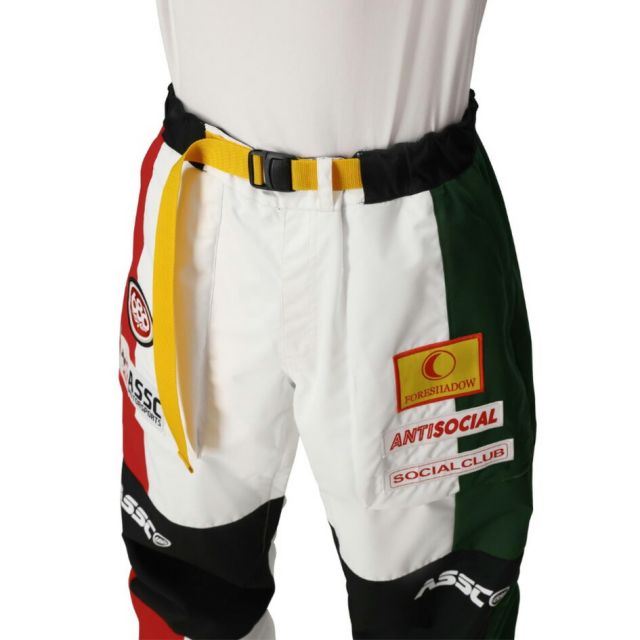 アンチソーシャルクラブ シックスエイトシックス 686 M5WN256 MENS 686 25-26モデル ASSC F1 SHELL PANT アンチソーシャルクラブ メンズ スノーボードパンツ ANTI SOCIAL SOCIAL CLUB コラボ バギーフィット ダブルニー 10K防水 10K透湿 (251020)