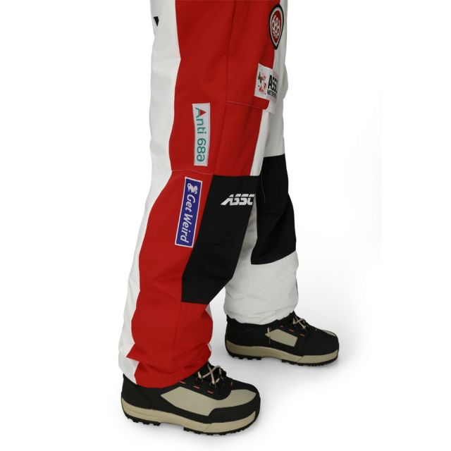 アンチソーシャルクラブ シックスエイトシックス 686 M5WN256 MENS 686 25-26モデル ASSC F1 SHELL PANT アンチソーシャルクラブ メンズ スノーボードパンツ ANTI SOCIAL SOCIAL CLUB コラボ バギーフィット ダブルニー 10K防水 10K透湿 (251020)