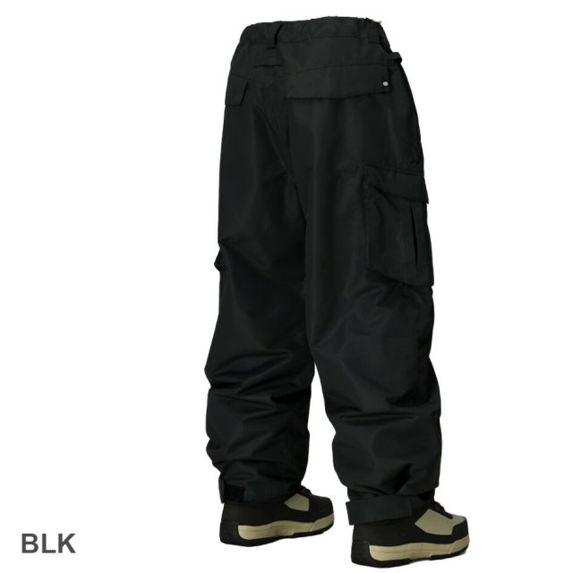シックスエイトシックス 686 M4WN231 25-26モデル ESSOX CARGO PANT ESSOX CARGO PANT メンズ スノーボードパンツ ブラック カモ バギーシルエット ワイドフィット 防水 撥水 透湿 スノーウェア 10K防水 10K透湿 2025-2026新作 (251020)