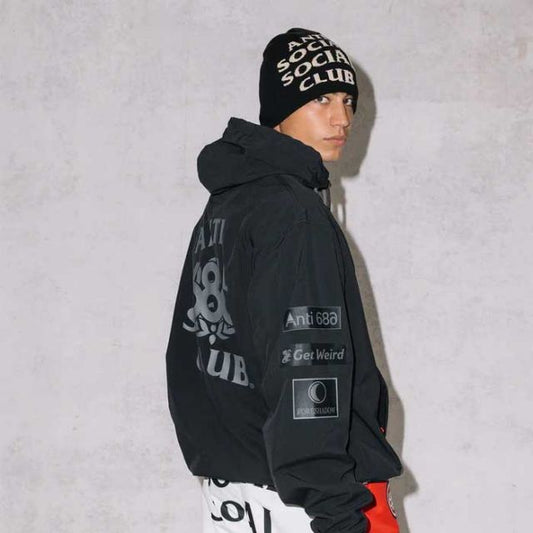 アンチソーシャルクラブ シックスエイトシックス ビーニー 686 25-26モデル M5WNBNE223 686 ASSC SKULLY BEANIE - ASSC BLACK スキー スノボ スノーボード アクリルニット ニット帽 帽子 メール便 (251020)